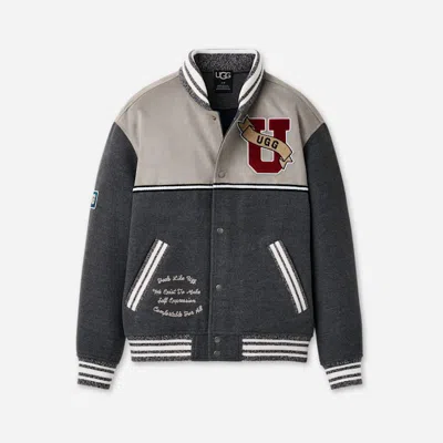 Ugg ® Retro Jacket In Dense Smoke/cobble In Multi