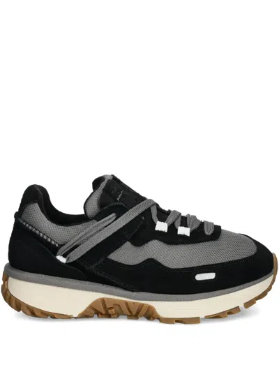 Ugg Retrofi Mesh-panelled Chunky Sneakers In Black