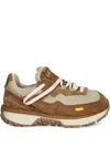 Ugg Retrofi Suede-panelled Running Sneakers In Brown