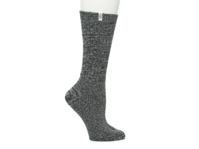 Ugg Rib Knit Crew Socks In Gray