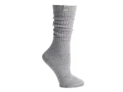 Ugg Rib Knit Crew Socks In Gray