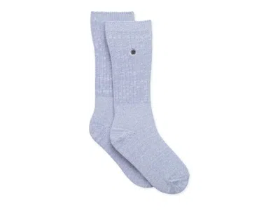 Ugg Rib Knit Crew Socks In Ice Blue