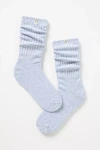 Ugg Rib Knit Slouchy Crew Socks In Blue