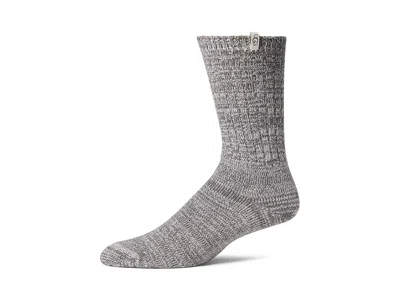 Ugg Rib Knit Slouchy Crew Socks Women's Crew Cut Socks Shoes Nightfall: One Size In Gray