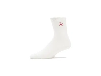 Ugg Rib Knit Slouchy Quarter Love Sock Nimbus: One Size In White