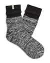 Ugg Rib Slouchy Quarter Socks In Black