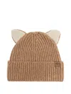 Ugg Ribbed Beanie In Brown