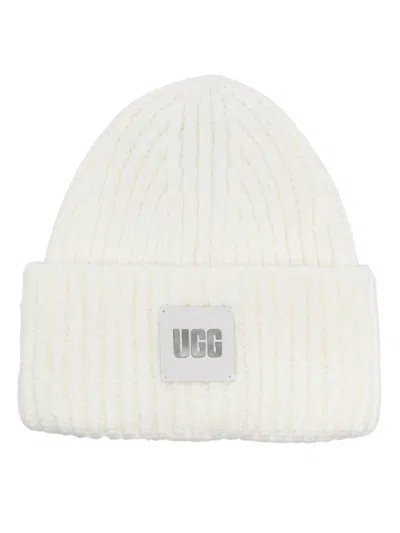 Ugg Ribbed-knit Beanie In White