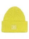 Ugg Chunky Rib Beanie Hat In Yellow