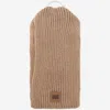 Ugg Chunky Rib Scarf In Brown