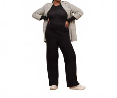Ugg Ribbed Terri Jogger Pants In Black