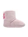 Ugg Ribbon-bow Pre-walkers In Pink