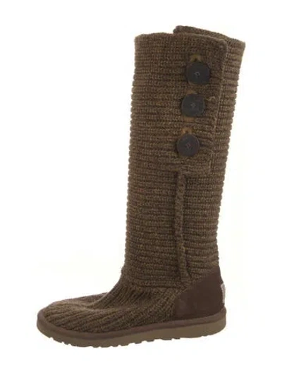 Pre-owned Ugg Riding Boots In Brown