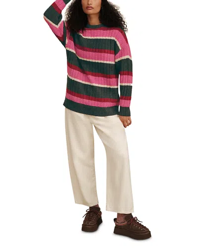 Ugg Riz Ribbed Sweatshirt In Multi