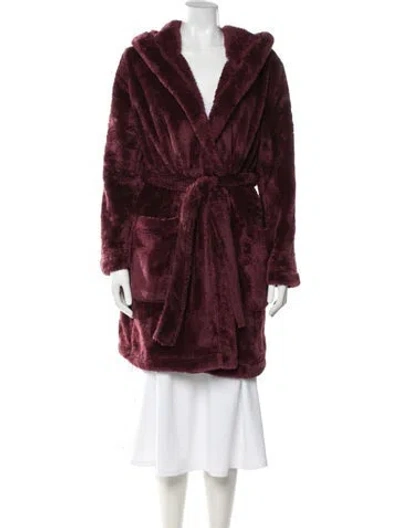 Pre-owned Ugg Robe W/ Tags In Burgundy