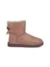 Ugg Rocky Oak Mini Bailey Bow Ii Ankle Boots