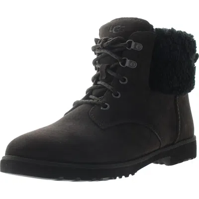Ugg Romely Heritage Lace Womens Suede Water Repellent Winter & Snow Boots In Multi