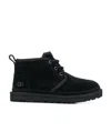 Ugg Round-head Laced Boots In Black