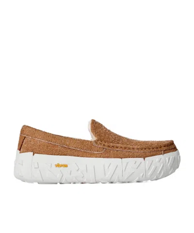 Ugg Round Head Loafer Shoes In White
