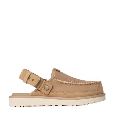 Ugg Round Head Muller Shoes In Nude