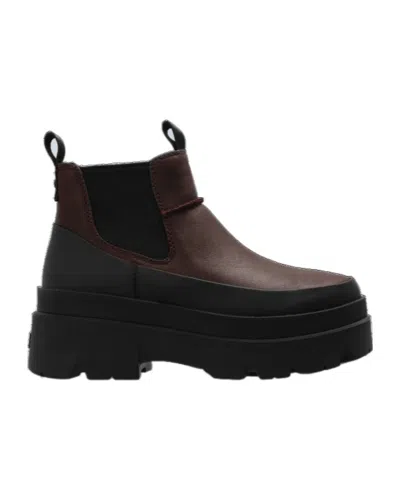 Ugg Round-head Short Boots In Black