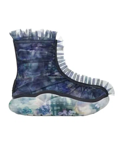 Ugg Round-head Short Boots In Blue