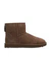Ugg Dark Brown Classic Mini Boots In Brown