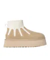 Ugg Round-head Short Boots In Nude