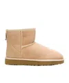 Ugg 10mm Classic Ultra Mini Shearling Boots In Nude