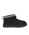 Ugg Round Head Snow Boots In Black