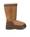 Ugg "trailgazer" Boots Mid-calf Round Toe In Brown
