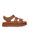 Ugg Goldenstar Strappy Platform Sandal In Brown