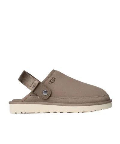 Ugg Round-headed Sandals In Gray