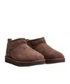 Ugg Classic Ultra Mini Suede Ankle Boot Burnt Cedar