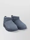 Ugg Round Toe Ankle Boots With Pull Tab