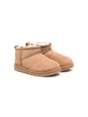 Ugg Round-toe Ankle-length Boots In 褐色