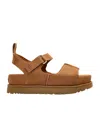 Ugg Goldenstar Hi Suede Sandals Chestnut In Neutral