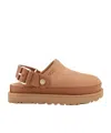 Ugg 25mm W Goldenstar Villa Suede Mules In Brown