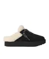 Ugg Round-toe Mules In Black