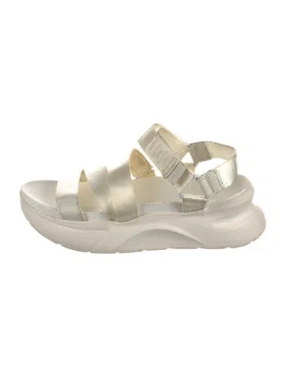 Pre-owned Ugg Rubber Gladiator Sandals In Neutral