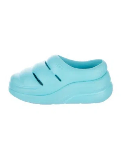 Pre-owned Ugg Rubber Oxfords In Blue