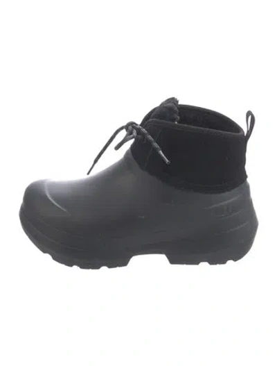 Pre-owned Ugg Rubber Rain Boots In Blue