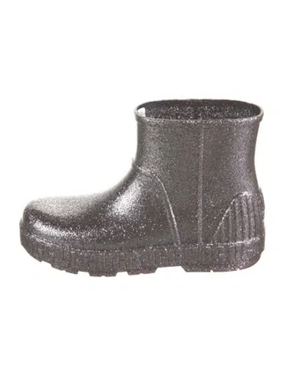 Pre-owned Ugg Rubber Rain Boots In Grey