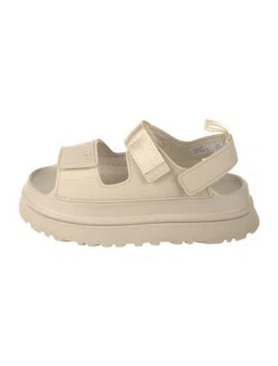 Pre-owned Ugg Rubber Sandals In Neutrals