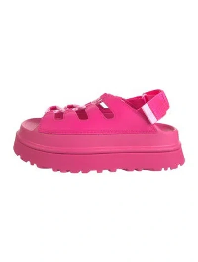 Pre-owned Ugg Rubber Sandals In Pink
