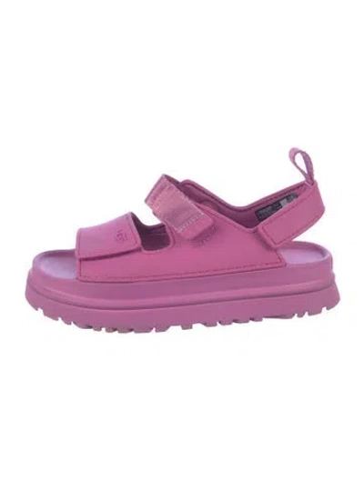 Pre-owned Ugg Rubber Sandals In Pink/purple