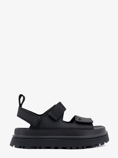 UGG RUBBER SANDALS WITH UGG EMBOSSED DETAIL