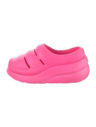 Pre-owned Ugg Rubber Slides In Pink