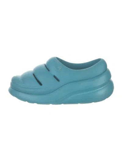 Pre-owned Ugg Rubber Slingback Sandals In Blue