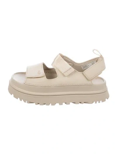 Pre-owned Ugg Rubber Slingback Sandals In Neutral